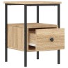 Table de chevet chêne sonoma 34x36x50 cm bois d'ingénierie 581091581091