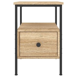Table de chevet chêne sonoma 34x36x50 cm bois d'ingénierie 581091581091