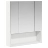 Armoire Miroir de Salle de Bain Blanc 60 x 14.5 x 70 cm 581096581096