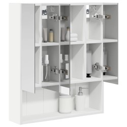 Armoire Miroir de Salle de Bain Blanc 60 x 14.5 x 70 cm 581096581096