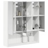Armoire Miroir de Salle de Bain Blanc 60 x 14.5 x 70 cm 581096581096