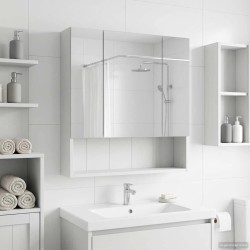 Armoire Miroir de Salle de Bain Blanc 60 x 14.5 x 70 cm 581096581096