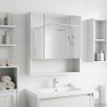Armoire Miroir de Salle de Bain Blanc 60 x 14.5 x 70 cm 581096581096