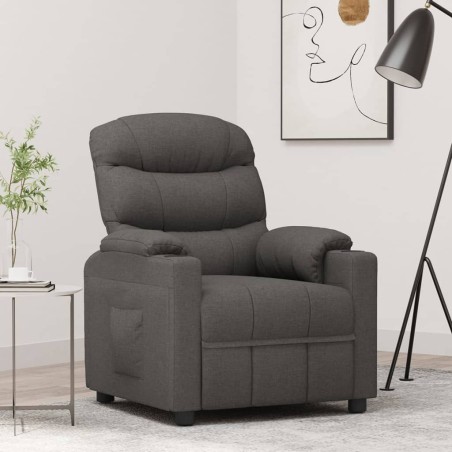 Fauteuil inclinable Gris foncé Tissu 581099581099