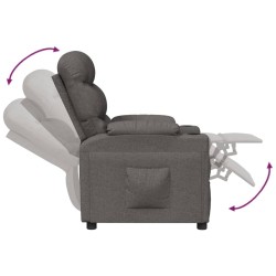 Fauteuil inclinable Gris foncé Tissu 581099581099