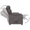 Fauteuil inclinable Gris foncé Tissu 581099581099