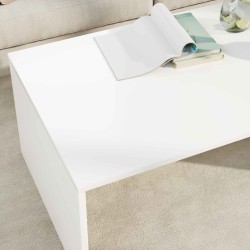 Table basse Blanc 95 x 50 x 34 cm Bois d'ingénierie 581100581100