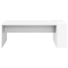 Table basse Blanc 95 x 50 x 34 cm Bois d'ingénierie 581100581100