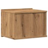 Table de chevet murale chêne artisanal 40x32x30 cm 581102581102