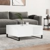 Table basse blanc 80x80x36,5 cm bois d'ingénierie 581103581103