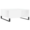 Table basse blanc 80x80x36,5 cm bois d'ingénierie 581103581103