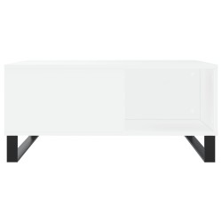 Table basse blanc 80x80x36,5 cm bois d'ingénierie 581103581103
