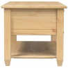 Table basse avec tiroirs Corona 100x48x45 cm bois de pin massif 581104581104