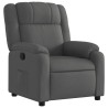 Fauteuil inclinable gris foncé tissu 581105581105