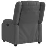 Fauteuil inclinable gris foncé tissu 581105581105