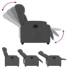 Fauteuil inclinable gris foncé tissu 581105581105