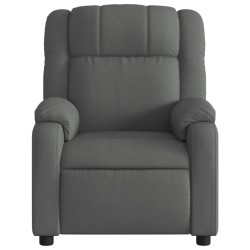 Fauteuil inclinable gris foncé tissu 581105581105