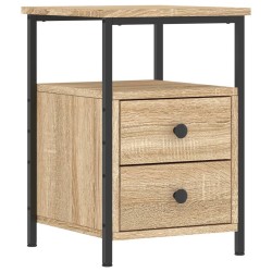 Table de chevet chêne sonoma 34x35,5x50 cm bois d'ingénierie 581108581108