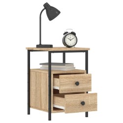 Table de chevet chêne sonoma 34x35,5x50 cm bois d'ingénierie 581108581108