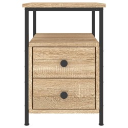 Table de chevet chêne sonoma 34x35,5x50 cm bois d'ingénierie 581108581108