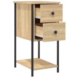 Table de chevet chêne sonoma 32x42x70 cm bois d'ingénierie 581110581110