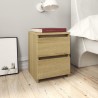 Table de chevet Chêne sonoma 30x30x40 cm Bois d'ingénierie 581111581111