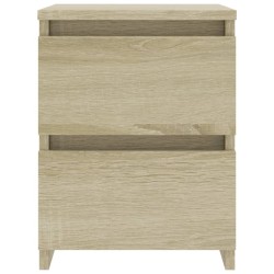Table de chevet Chêne sonoma 30x30x40 cm Bois d'ingénierie 581111581111