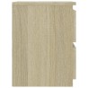 Table de chevet Chêne sonoma 30x30x40 cm Bois d'ingénierie 581111581111