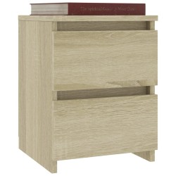 Table de chevet Chêne sonoma 30x30x40 cm Bois d'ingénierie 581111581111