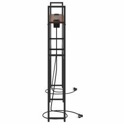 Headboard de Rangement avec Station de Charge Chêne marron 581112581112