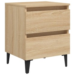 Table de chevet chêne sonoma 40x35x50 cm bois d'ingénierie 581123581123