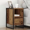 Table de chevet avec tiroir 2 pcs Bois Ancien 39,5 x 30 x 50 cm 581128581128