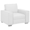 Fauteuil Blanc 100 cm Simili cuir 581133581133