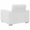 Fauteuil Blanc 100 cm Simili cuir 581133581133