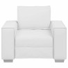 Fauteuil Blanc 100 cm Simili cuir 581133581133