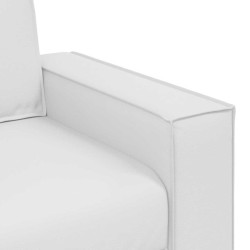 Fauteuil Blanc 100 cm Simili cuir 581133581133