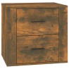 Table de chevet Chêne fumé 50x39x47 cm 581134581134