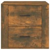 Table de chevet Chêne fumé 50x39x47 cm 581134581134