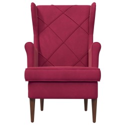 Fauteuil Bordeaux Velours 581136581136