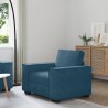 Fauteuil canapé bleu 100x78x84 cm velours 581137581137