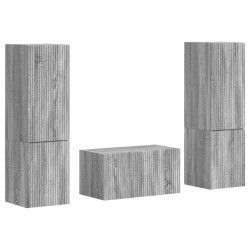Ensemble meuble TV 5 pcs Gris Sonoma Bois d'ingénierie 581141581141