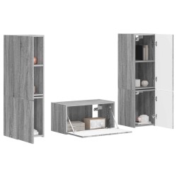 Ensemble meuble TV 5 pcs Gris Sonoma Bois d'ingénierie 581141581141