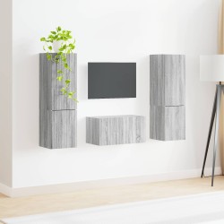 Ensemble meuble TV 5 pcs Gris Sonoma Bois d'ingénierie 581141581141