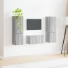 Ensemble meuble TV 5 pcs Gris Sonoma Bois d'ingénierie 581141581141