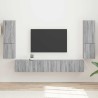 Ensemble meuble TV 4 pcs Gris Sonoma Bois d'ingénierie 581144581144