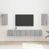 Ensemble meuble TV 5 pcs Gris Sonoma Bois d'ingénierie 581147581147