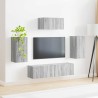 Ensemble meuble TV 5 pcs Gris Sonoma Bois d'ingénierie 581147581147