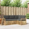Ensembles de canapés 4 pcs Blanc et anthracite 581148581148