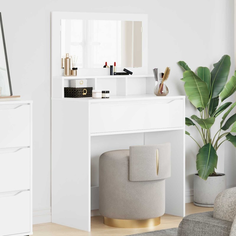 Tables de maquillage pour chambre Blanc 80 x 39,6 x 135 cm 581150581150