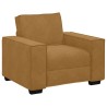 Fauteuil canapé marron 100x78x84 cm velours 581155581155